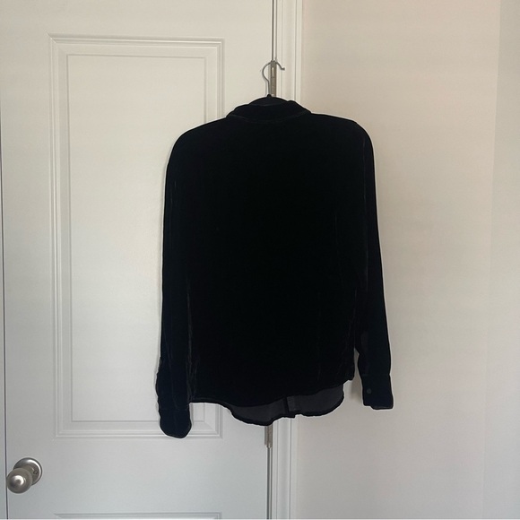 CP Shades Romy Velvet Button Down Shirt - Picture 3 of 8